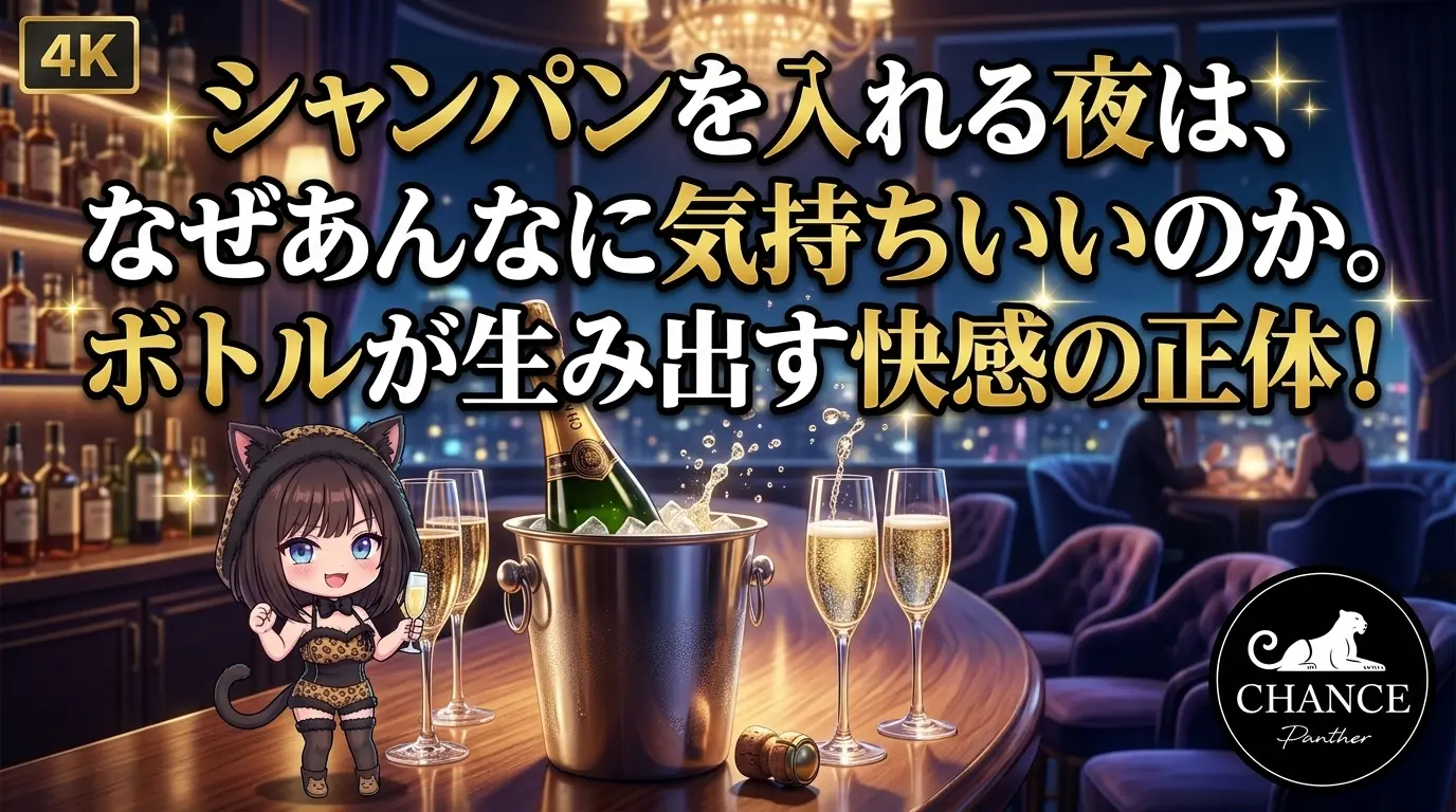 シャンパンを入れる夜は、なぜあんなに気持ちいいのか。ボトルが生み出す快感の正体